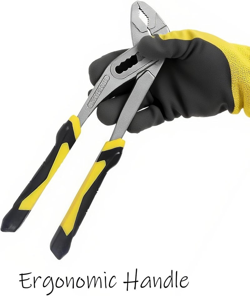 BJDSI Channel Locks Plier 8 inch,High Torque,V Jaw,Anti-Slip Handle. - Image 5
